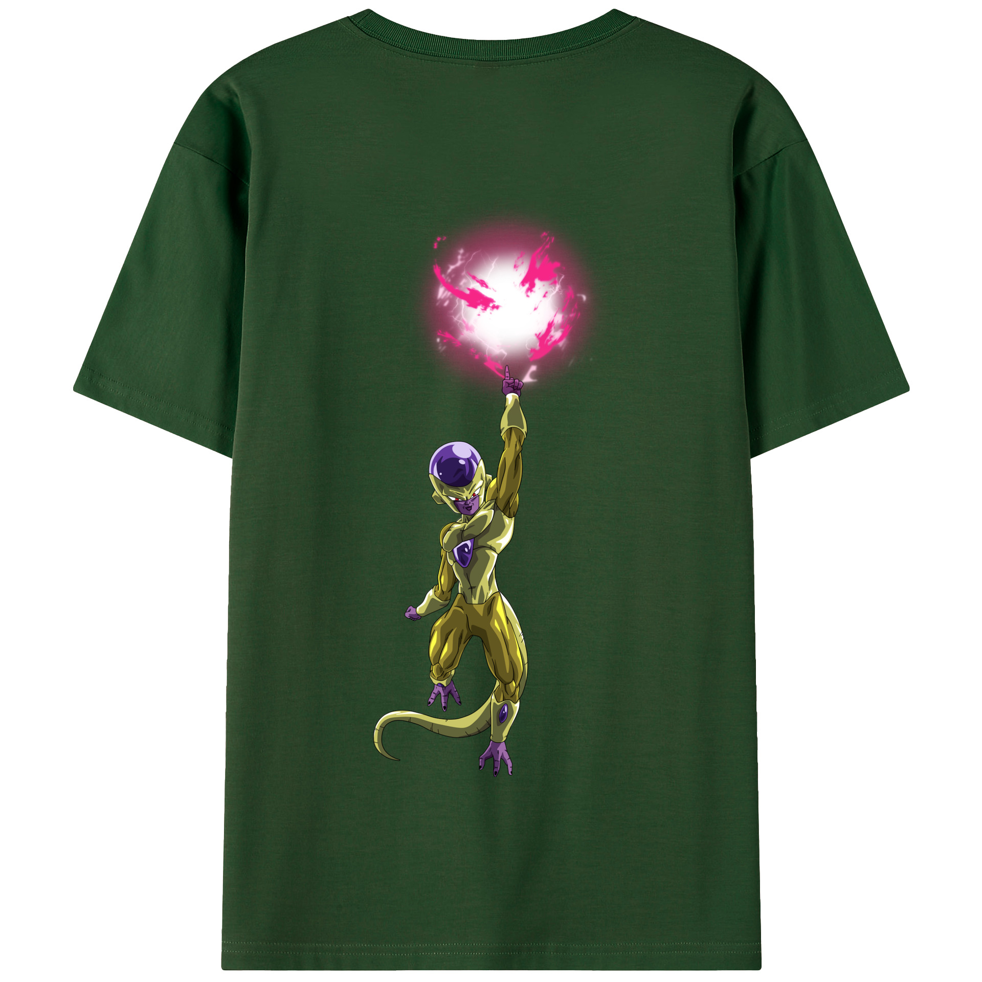 （画像用） ドラゴンボール フリーザ DRAGON BALL Frieza 綿100％半袖Tシャツ（背面プリント）